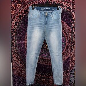 Wallflower Blue Skinny Jeans Classic Style